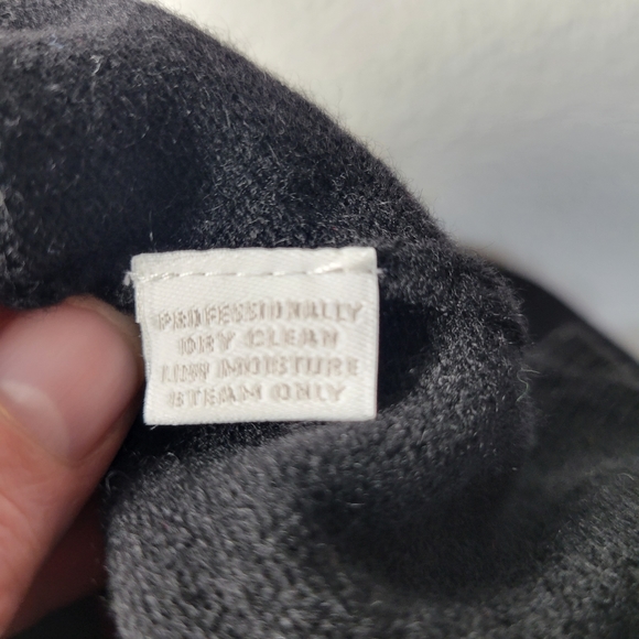 Womans Charter Club 2 Ply Cashmere Black Argyle Size Large - Picture 4 of 5